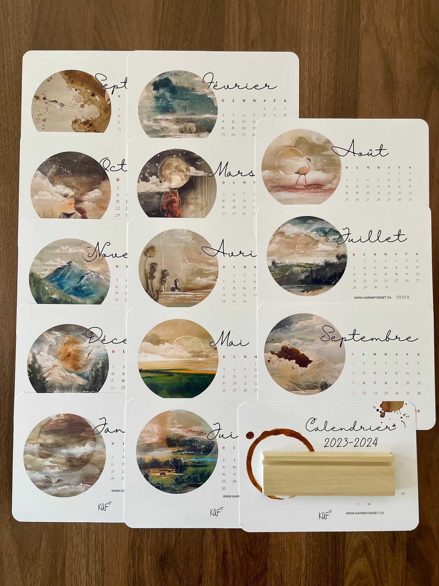 2023-2024 calendar with base