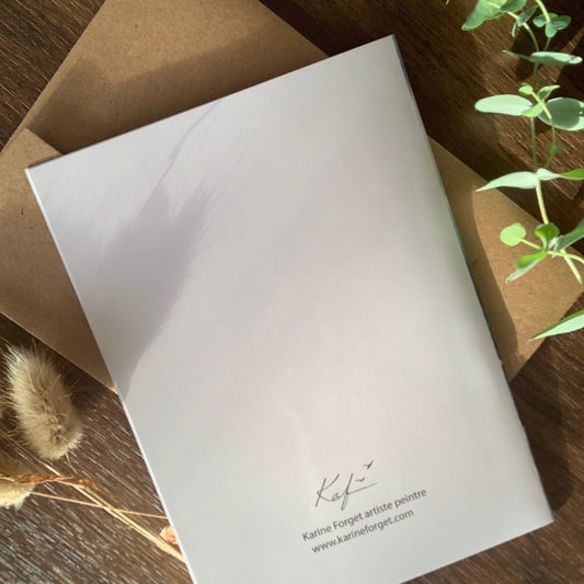 Golden hour- Carte de souhait