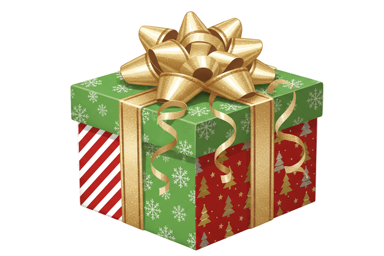clip art de cadeau de noel